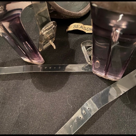 Authentic Yeezy Lucite Heels in Grey size 6.5 - Picture 4 of 6